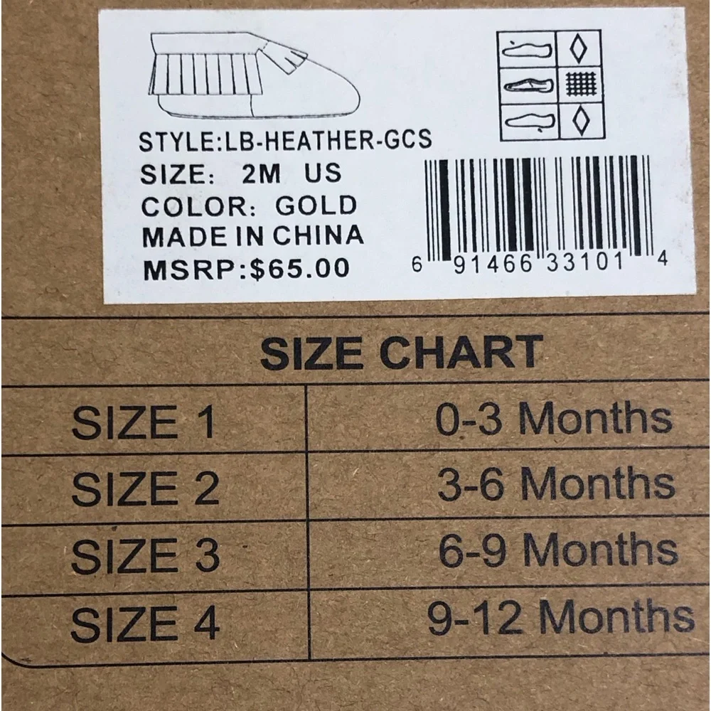 lucky Brand crib baby shoes